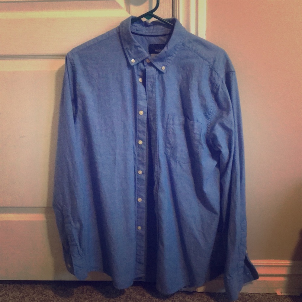 Men’s Blue Dress Shirt
